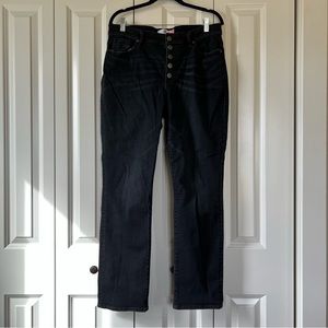 CAbi Button fly straight jeans size 12